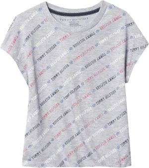 Tommy Hilfiger Girl's Tonal Logo T-Shirt (Big Kids)