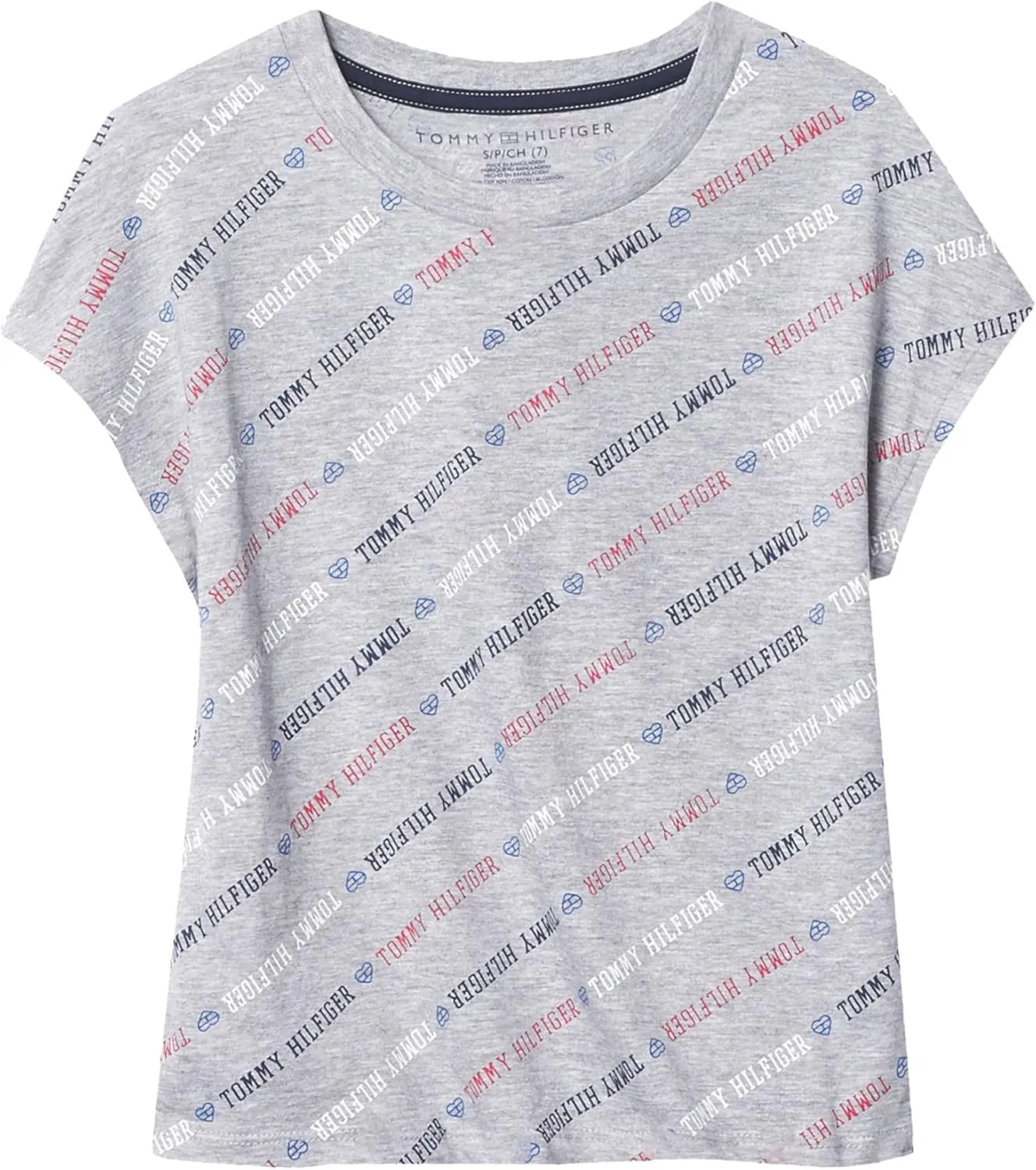 Tommy Hilfiger Girl's Tonal Logo T-Shirt (Big Kids)