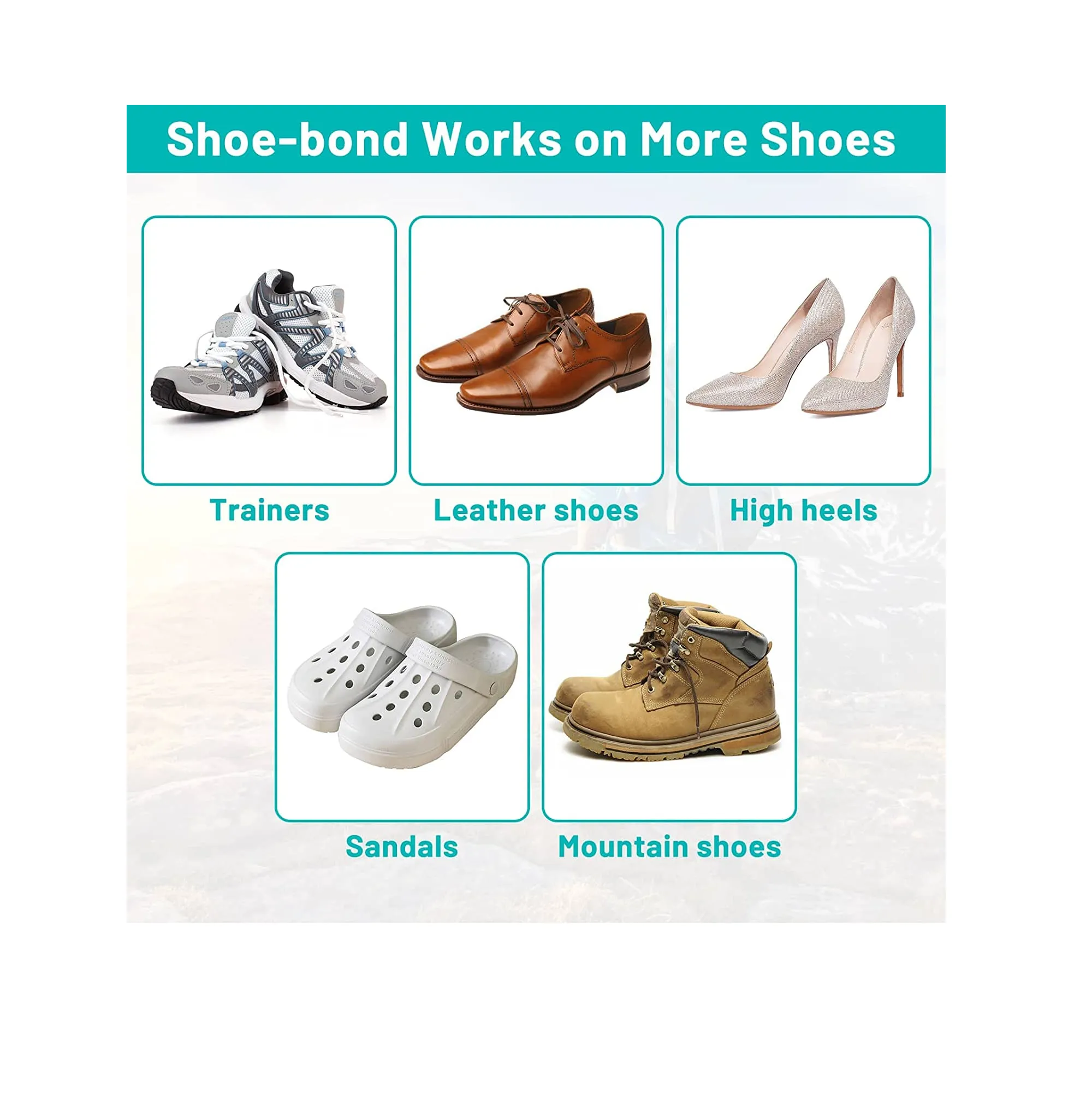 Upgrade Shoes Glue Sole Repair Adhesive, Evatage Shoe Repair Glue Boot Glue Waterproof Sole Glue for Shoes with Tools for Fixing