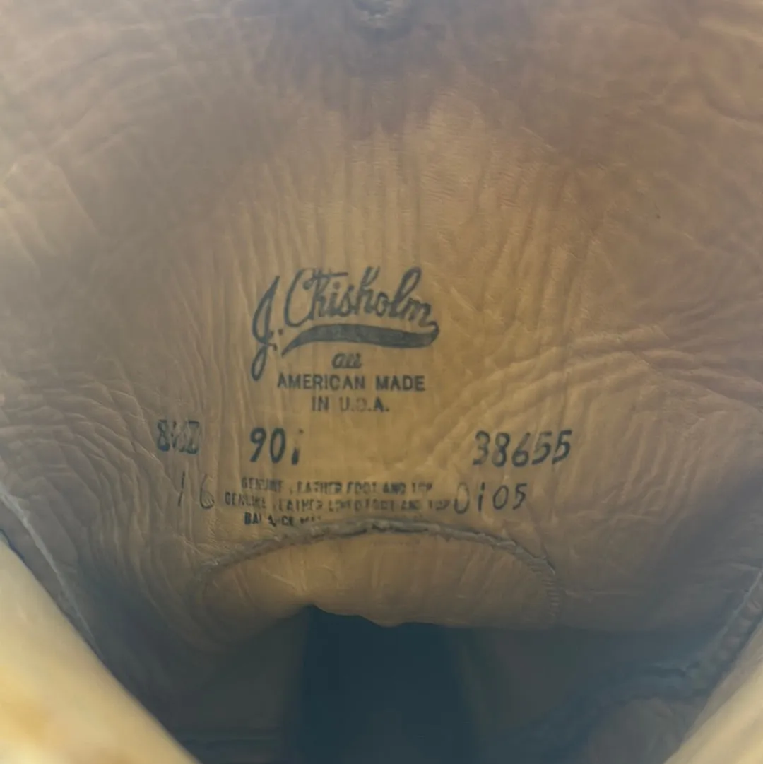 Vintage J. Chisholm Cowboy Boots