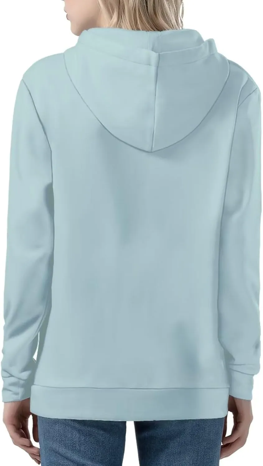 Women Casual Zip Up Hoodie Jacket Lightweight Comfy Loose Long Sleeve Sweatshirt with Pockets XS-5XL