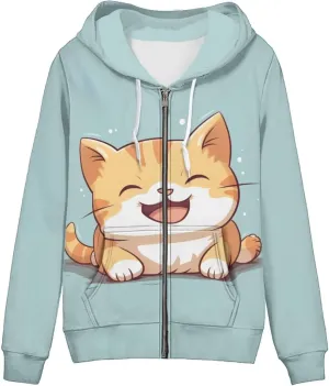 Women Casual Zip Up Hoodie Jacket Lightweight Comfy Loose Long Sleeve Sweatshirt with Pockets XS-5XL