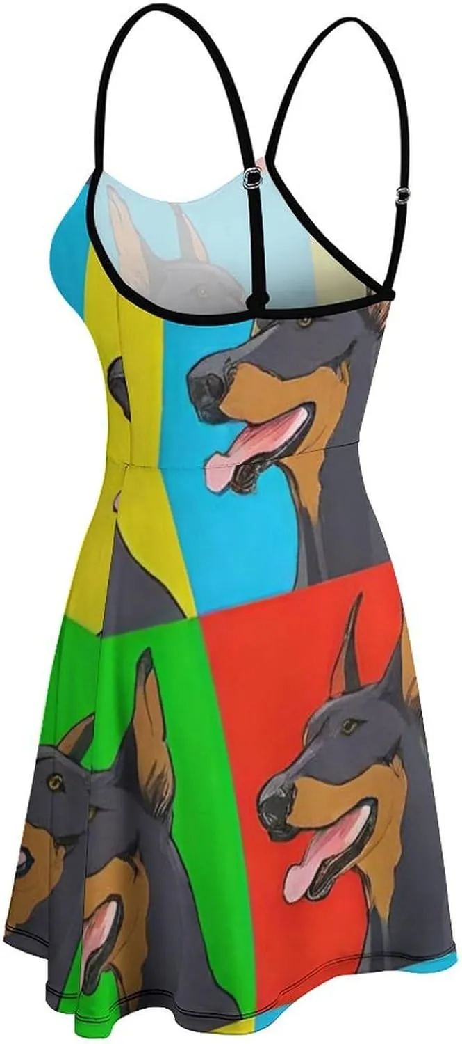 Women Girls 2025 Summer Swing Dress for Party Beach Date