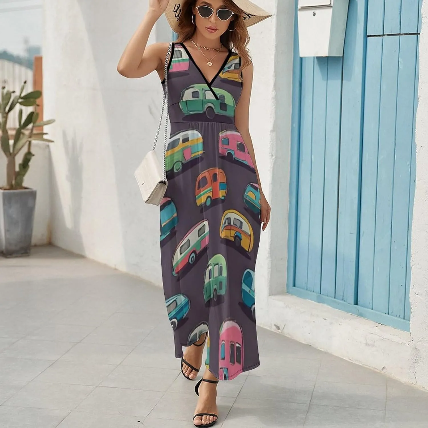Women Girls 2025 Summer Swing Dress for Party Beach Date