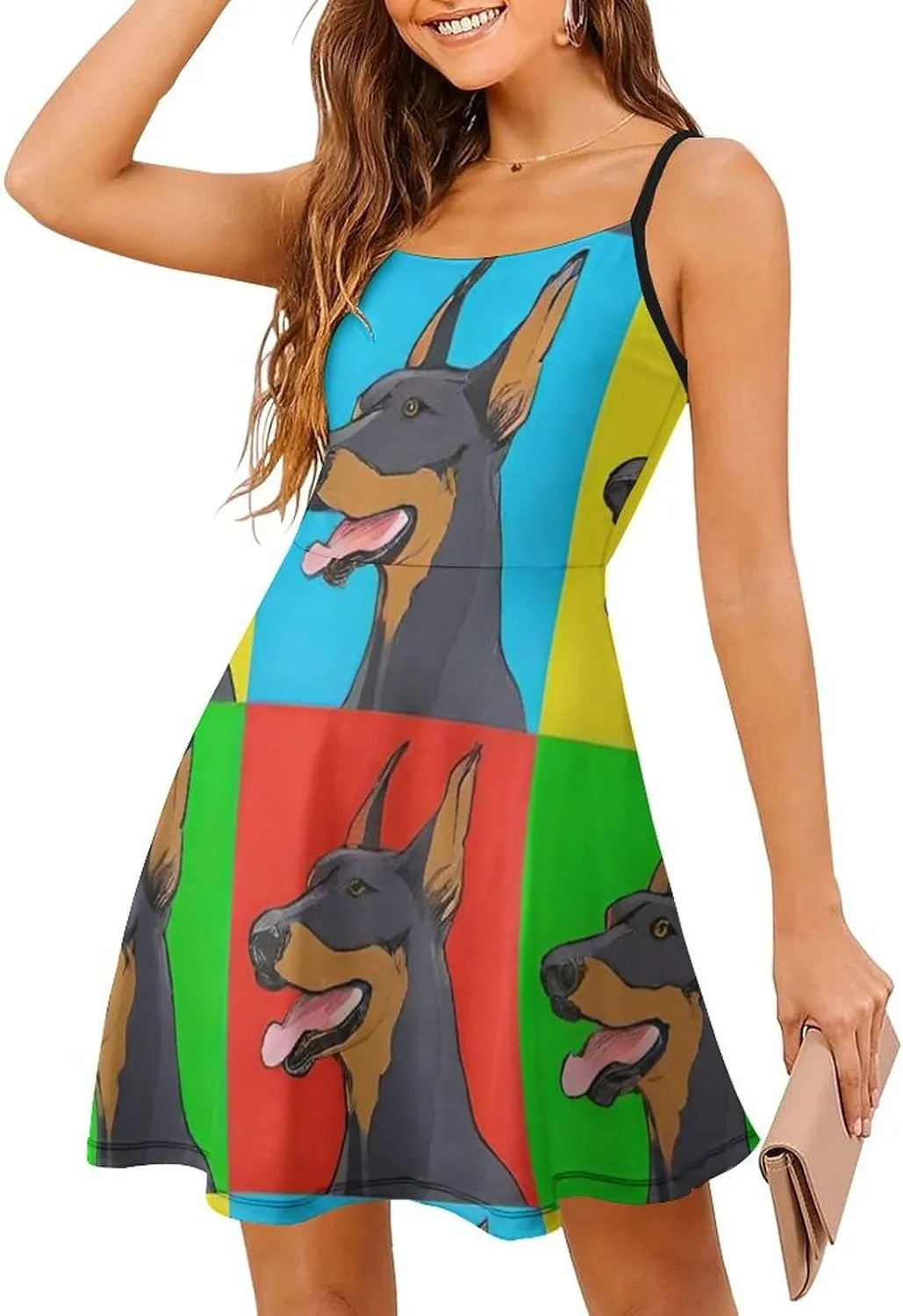 Women Girls 2025 Summer Swing Dress for Party Beach Date