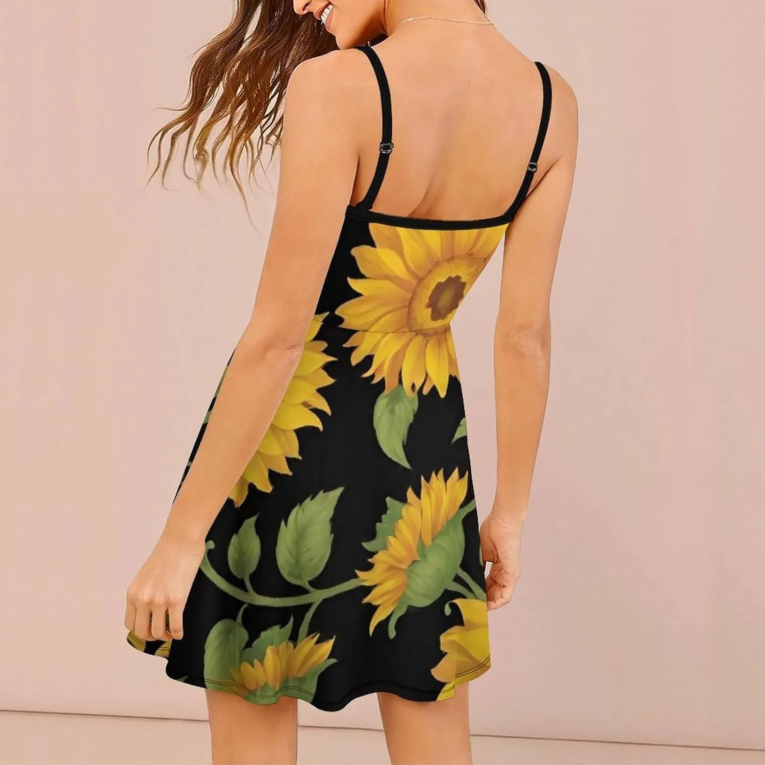 Women Girls Casual Flowy Long Dress for Party Holiday Beach