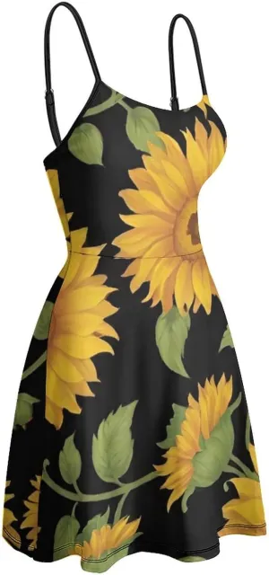 Women Girls Casual Flowy Long Dress for Party Holiday Beach