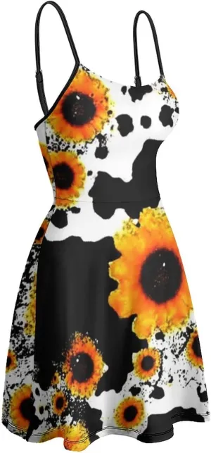 Women Girls Wrap Sleeveless Bodycon Cami Dress for Party Holiday Beach