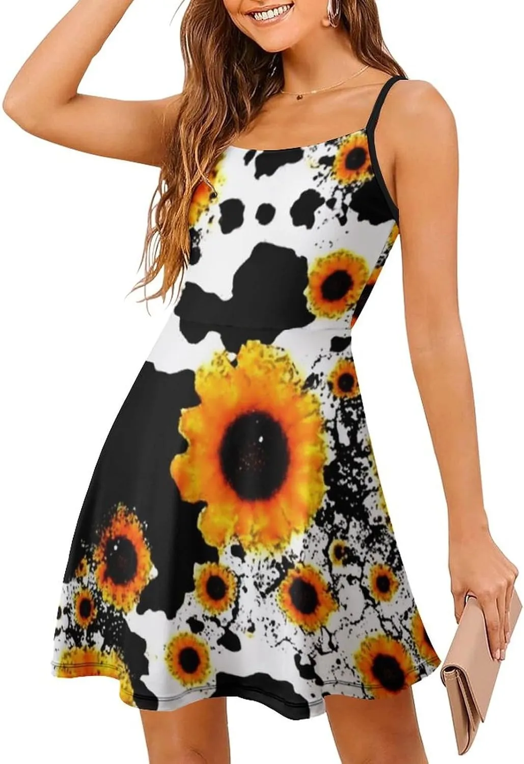 Women Girls Wrap Sleeveless Bodycon Cami Dress for Party Holiday Beach