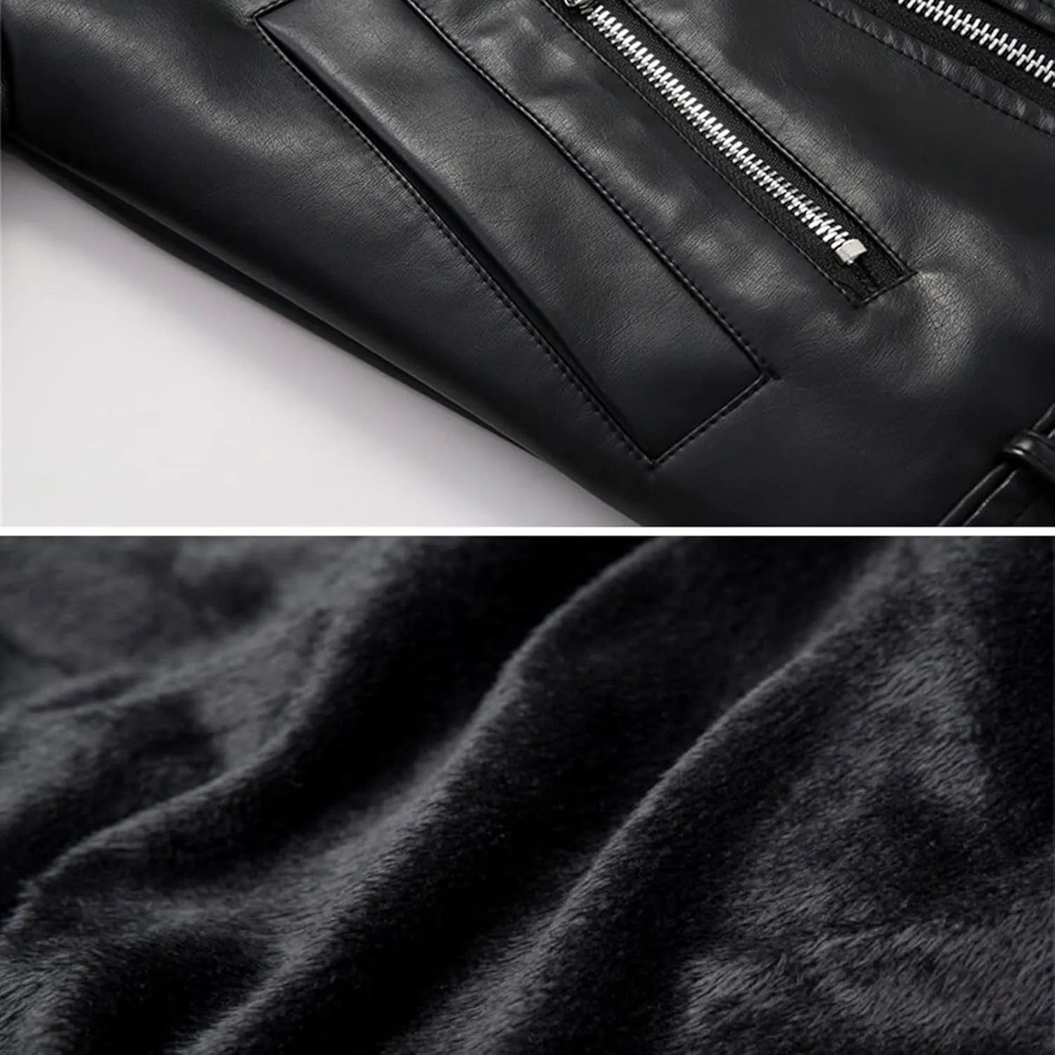 Women jacket Loose Faux Leather Jacket Women Classic Moto Biker Jacket Autumn Winter Lady Basic Coat Outerwear