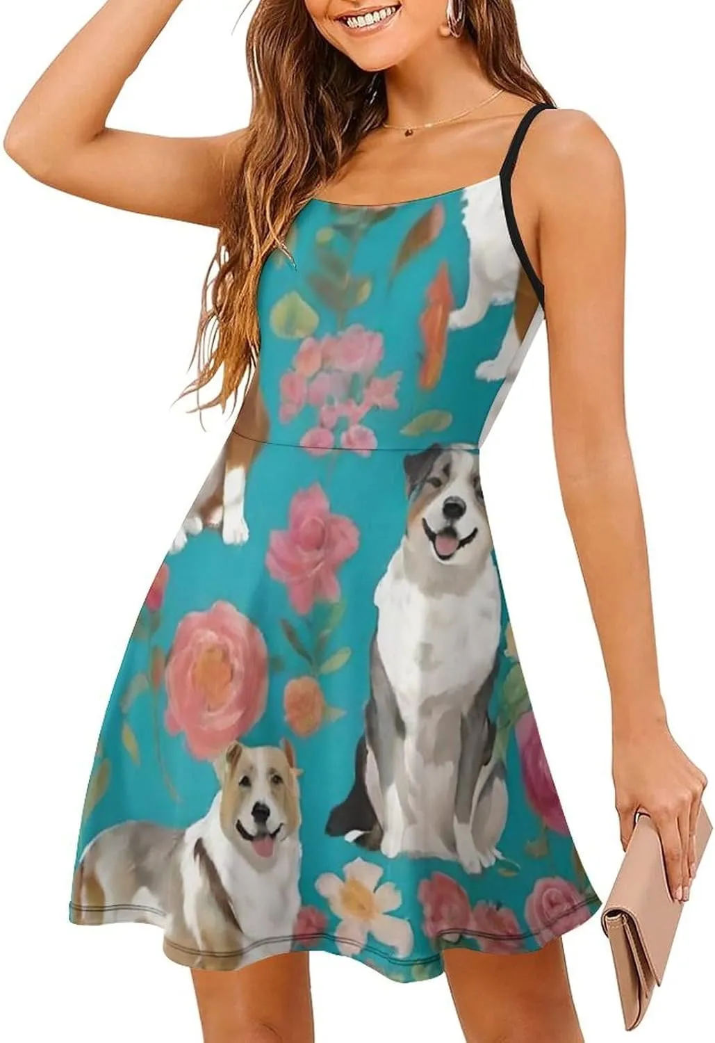 Women Ladies Summer 2025 Flowy Long Dress for Party Beach Date