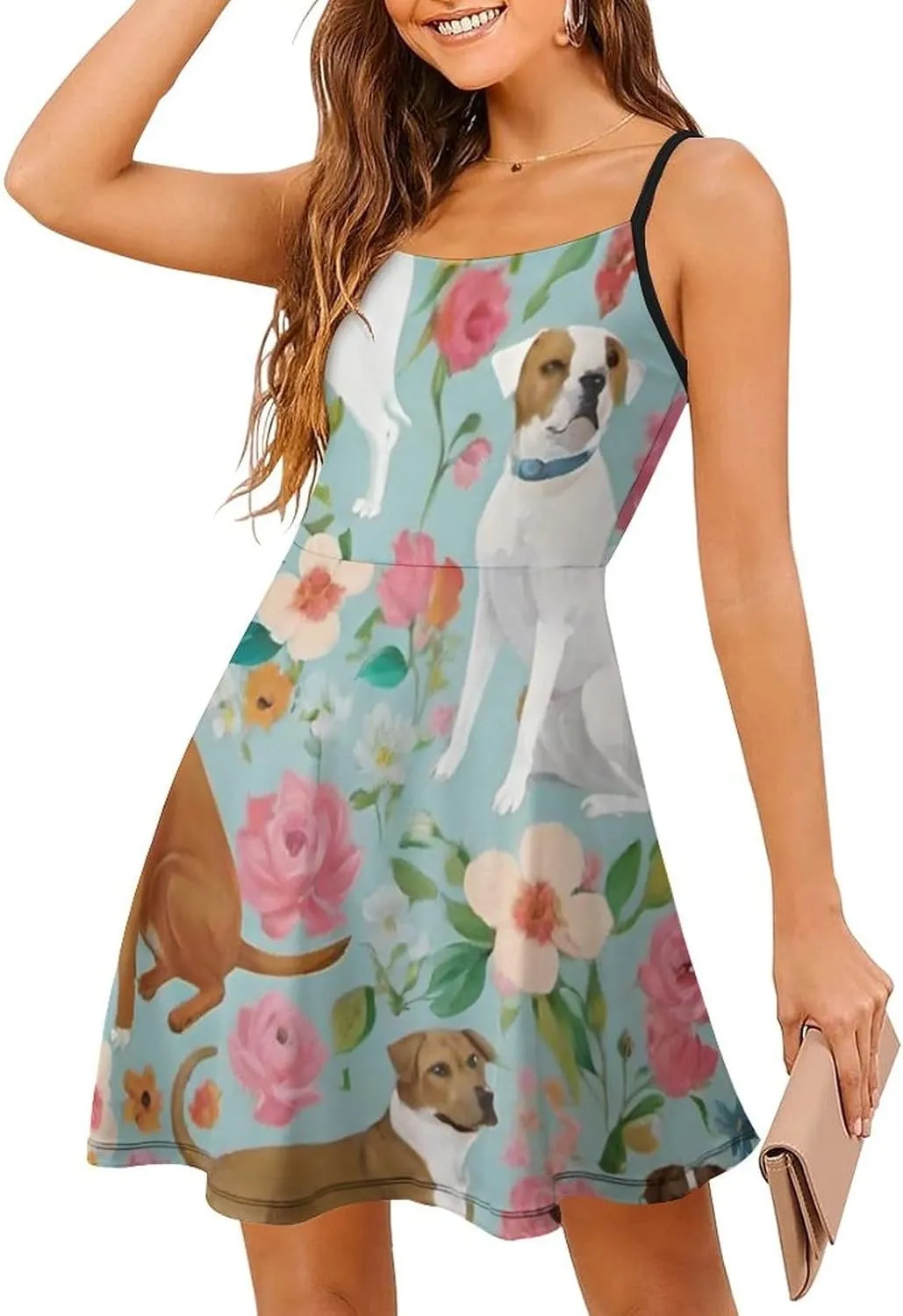 Women Ladies Summer 2025 Flowy Long Dress for Party Beach Date