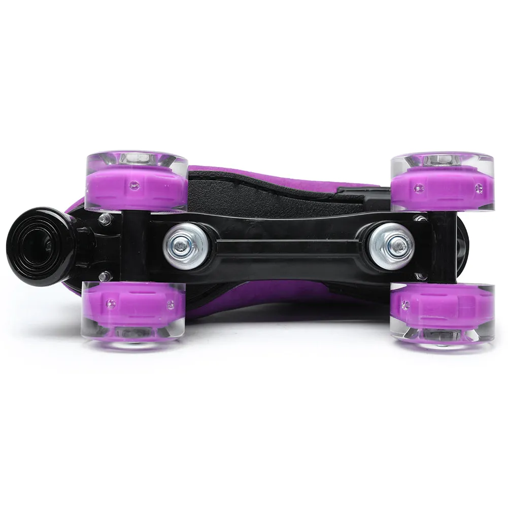 Women Roller Skates for Women Black Child High Top Quad Rink Skate Shoes