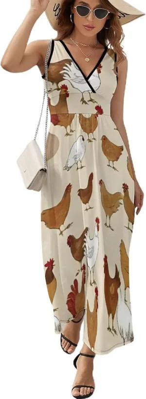 Women's 2025 Summer Loose Flowy Swing Shift Dresses for Vacation Party