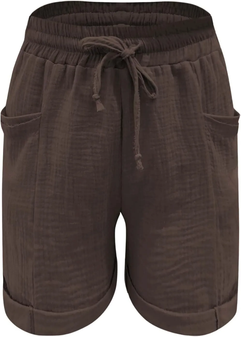 Womens Casaul Drawstring Linen Shorts Summer Hawaiian Beach Athletic Bermuda Sweatpant Elastic Waist Y2K Casual Short