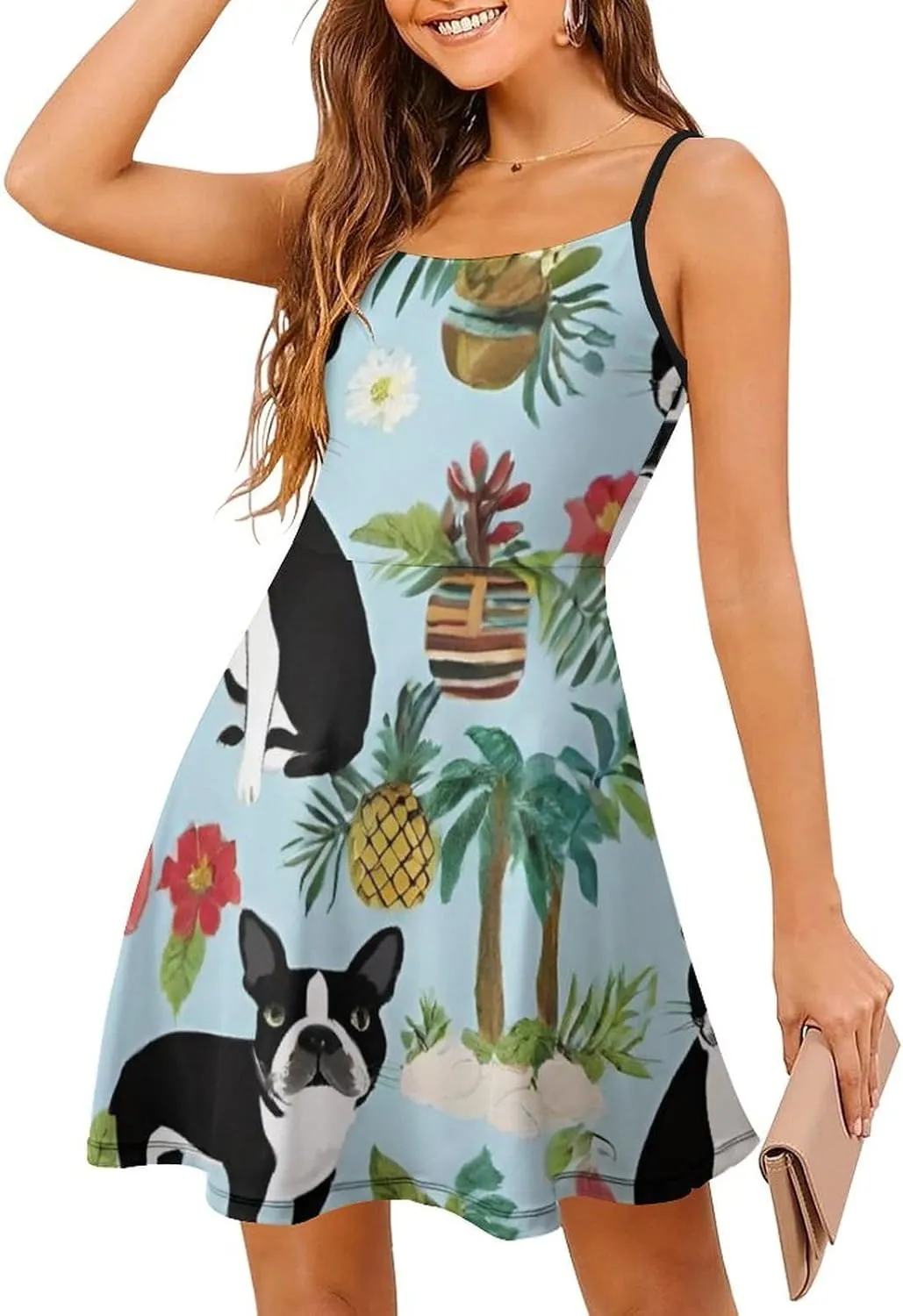 Women's Casual Flowy Long Dress for Vacation Party Wedding