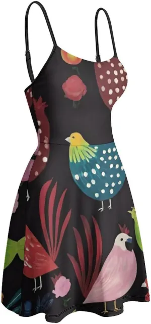 Women's Casual Loose Flowy Swing Shift Dresses for Vacation Party Wedding