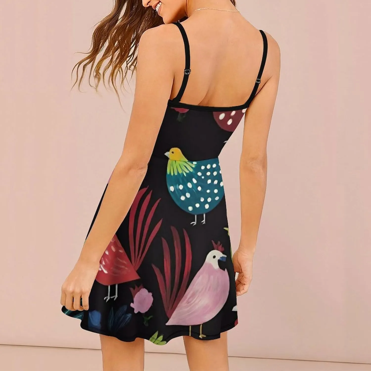 Women's Casual Loose Flowy Swing Shift Dresses for Vacation Party Wedding