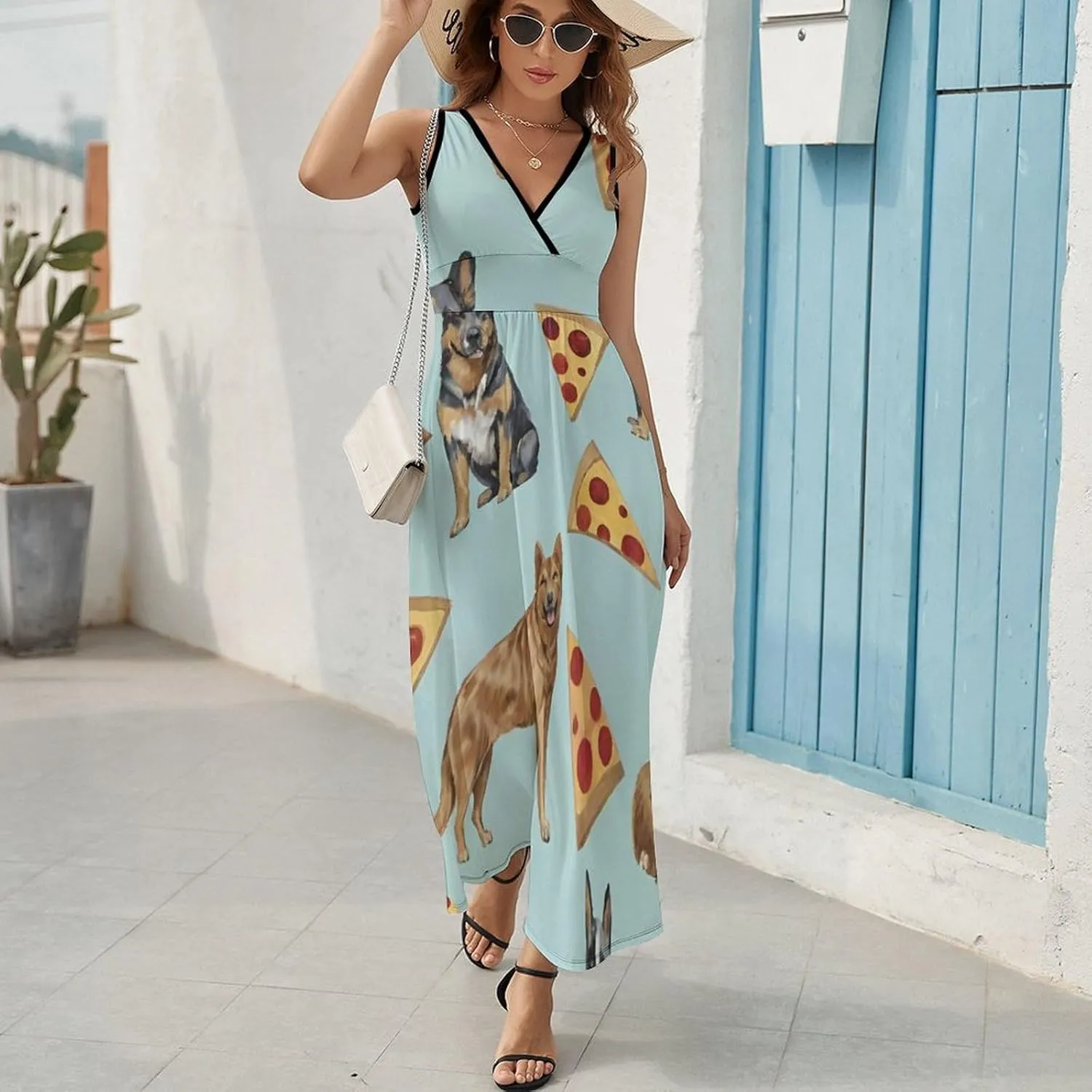 Women's Casual Loose Flowy Swing Shift Dresses for Vacation Party Wedding