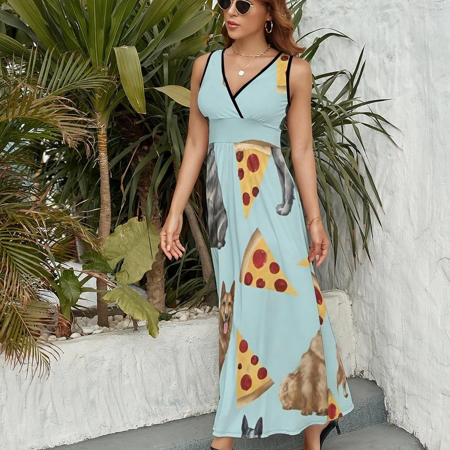 Women's Casual Loose Flowy Swing Shift Dresses for Vacation Party Wedding
