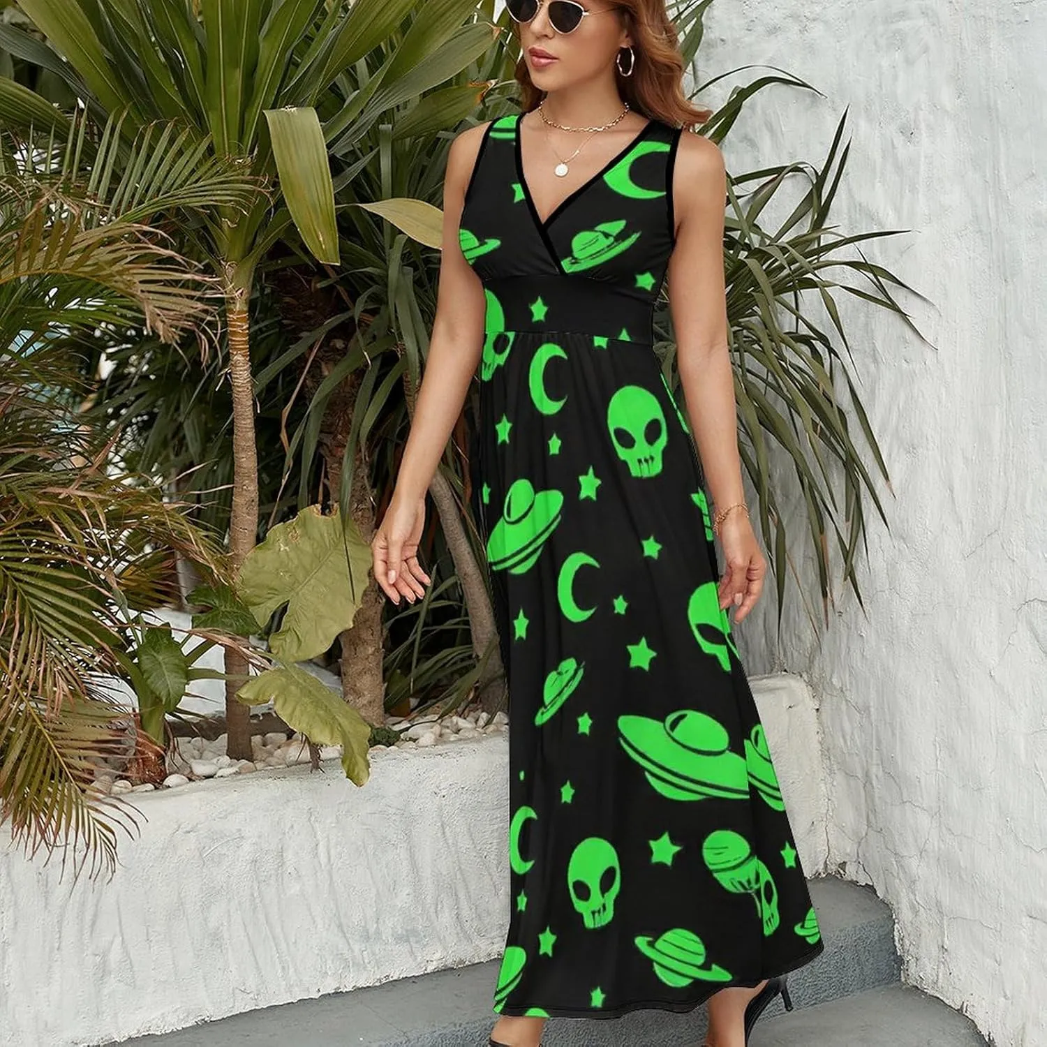 Women's Casual Loose Flowy Swing Shift Dresses for Vacation Party Wedding