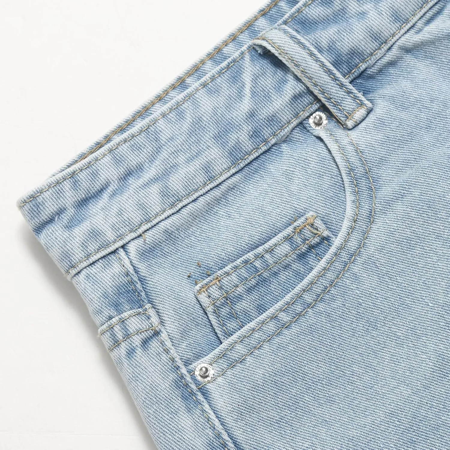 Women's Denim Shorts Summer Baggy High Waisted Flowy Wide Leg Buttons Pleated Casual Jean Short 2025 Fashion
