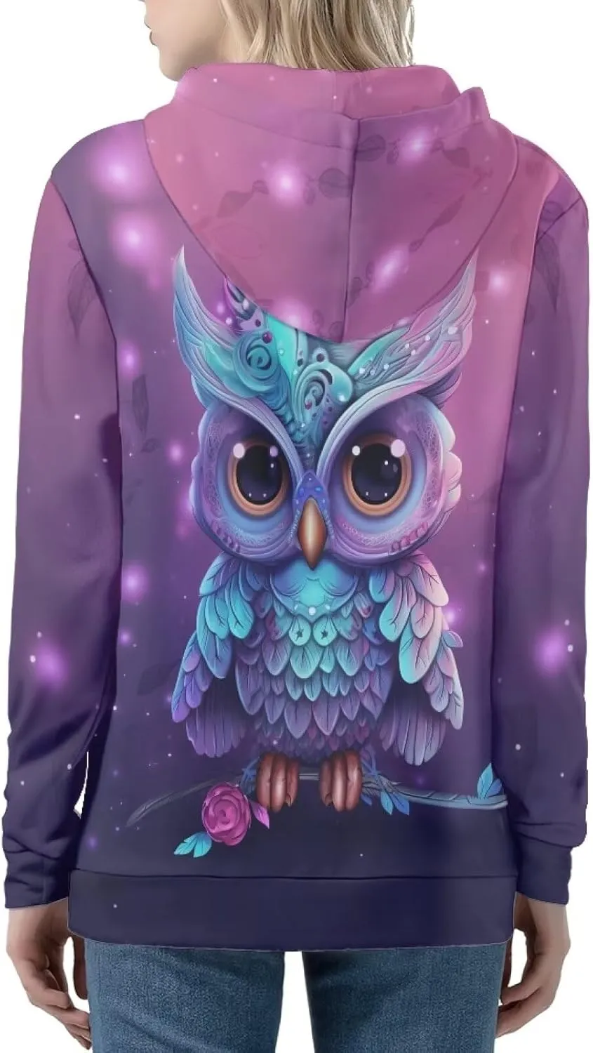 Women's Fashion Hoodies Sweatshirt Teen Girls Zip Up Jacket Long Sleeve Pullover Top XS-5XL
