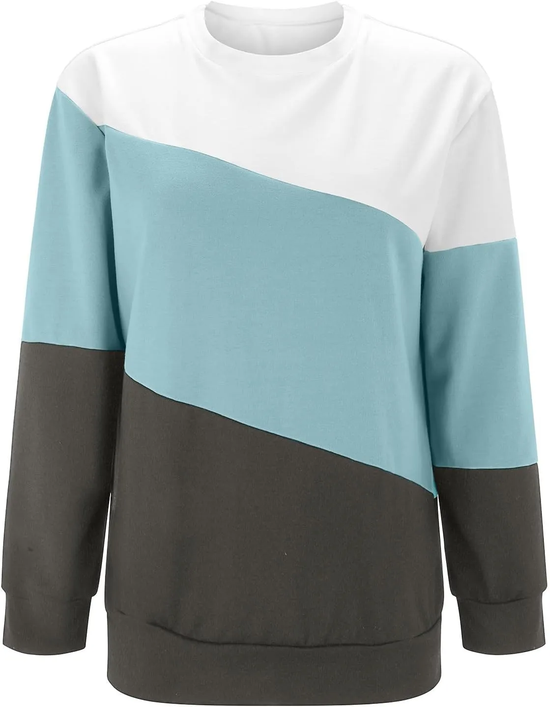 Womens Oversized Sweatshirts Fall Crewneck Long Sleeve Pullover Sweatshirt Trendy Lightweight Outdoors Tops