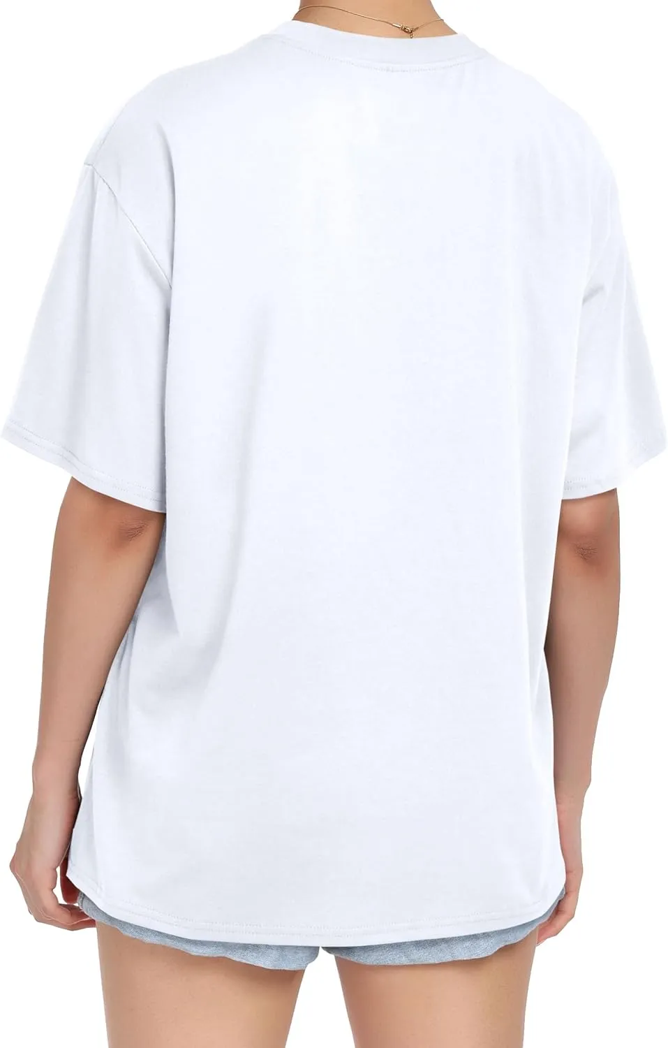 Womens Oversized Tshirt Graphic Tees Crew Neck Summer Short Sleeve Loose Fit Tops