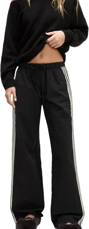Women's Parachute Pants Casual Loose Elastic Waist Casual Y2K Jogger Outing Sweatpants Streetwear