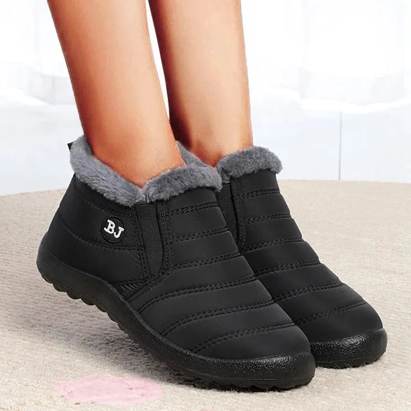 Women's Sneakers Soft Waterproof Fashion Winter Women Solid Comfortable Casual
