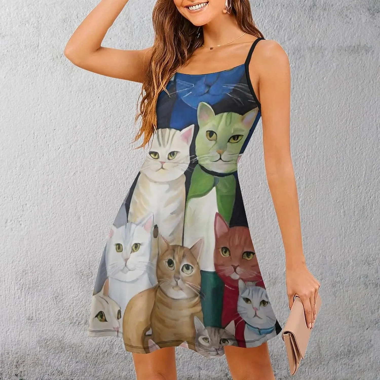 Women's Summer Casual Bodycon Cami Dress for Party Beach Date