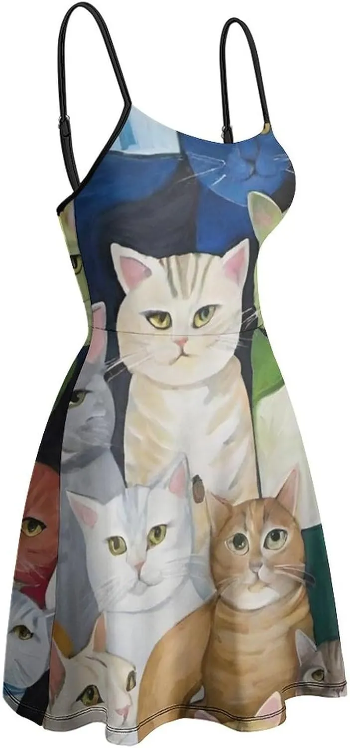 Women's Summer Casual Bodycon Cami Dress for Party Beach Date