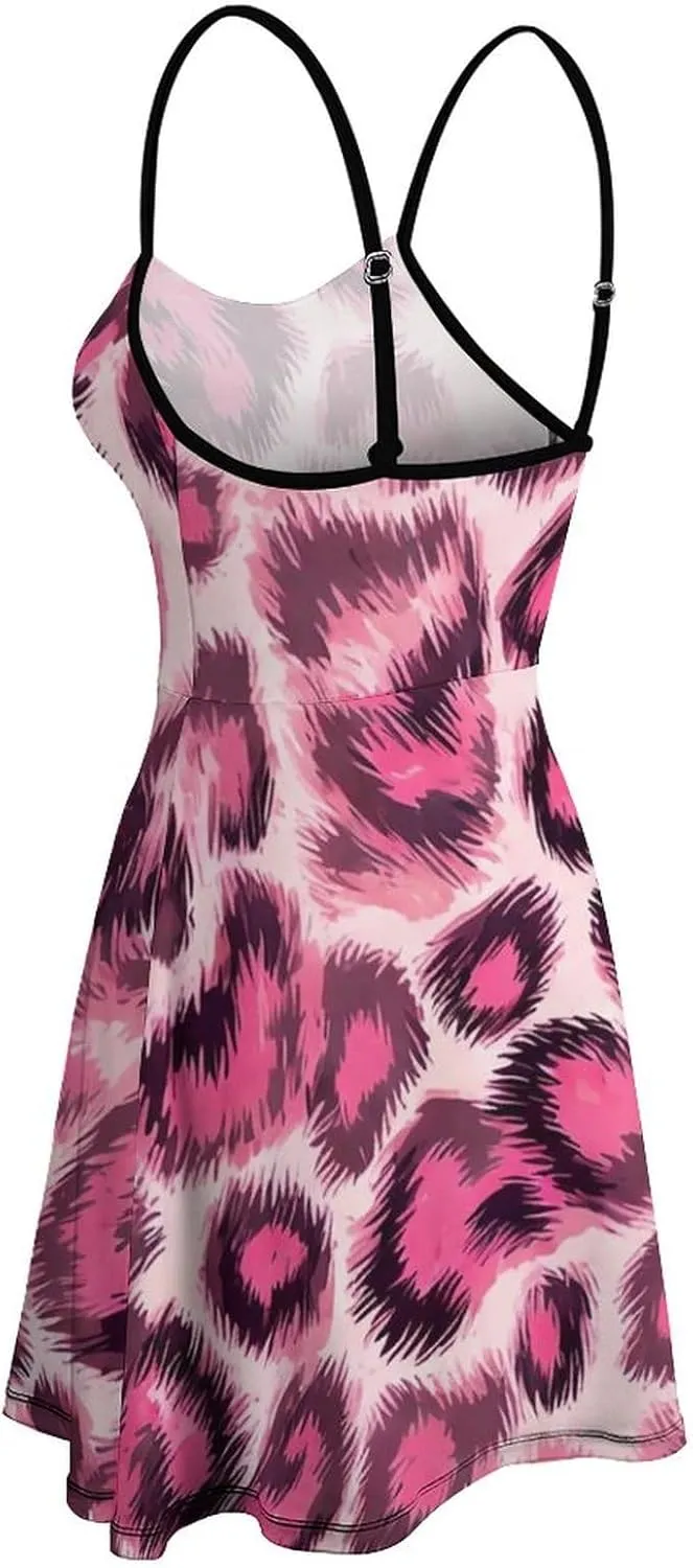 Women's U-Neck Sleeveless Midi Tank Dress for Party Holiday Beach