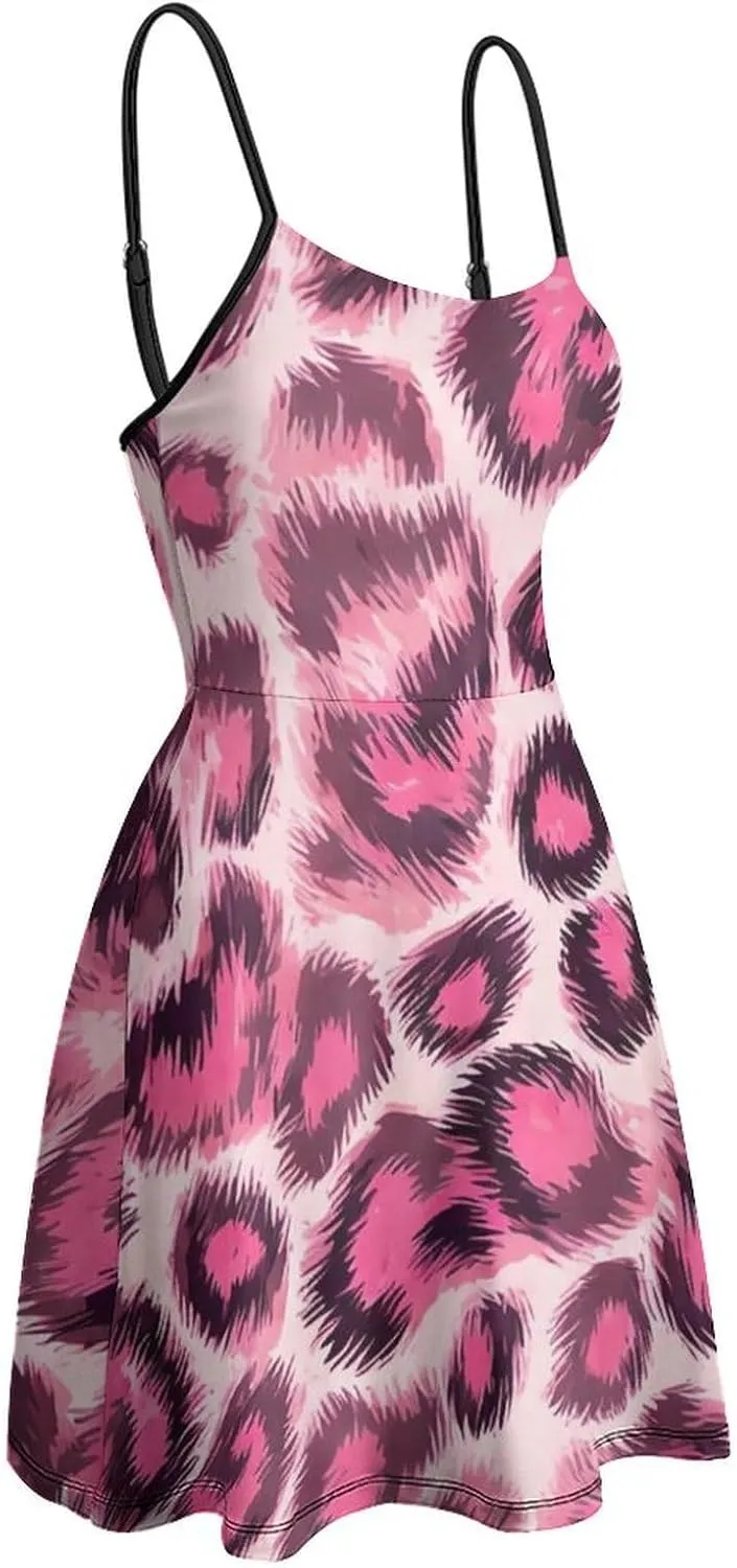 Women's U-Neck Sleeveless Midi Tank Dress for Party Holiday Beach