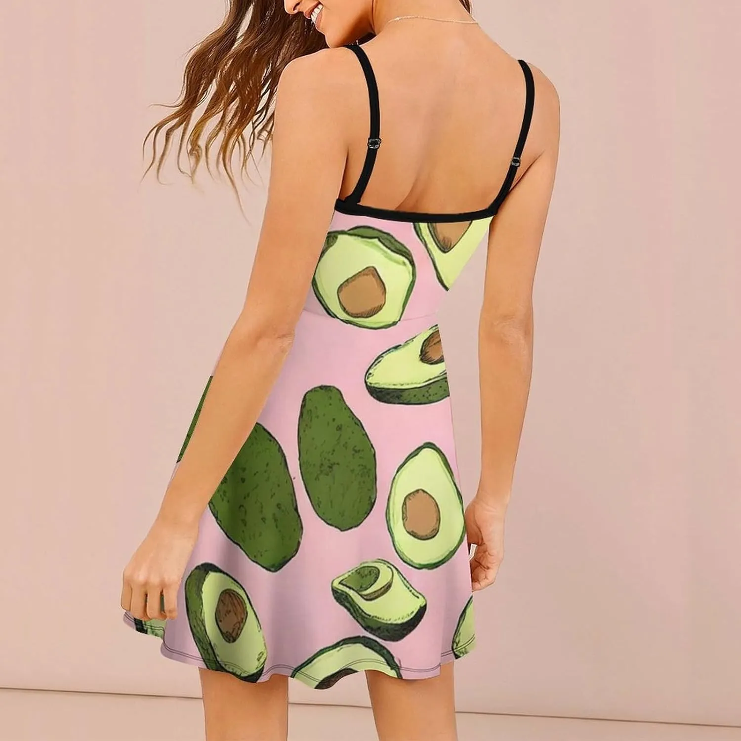 Women's U-Neck Sleeveless Midi Tank Dress for Party Holiday Beach